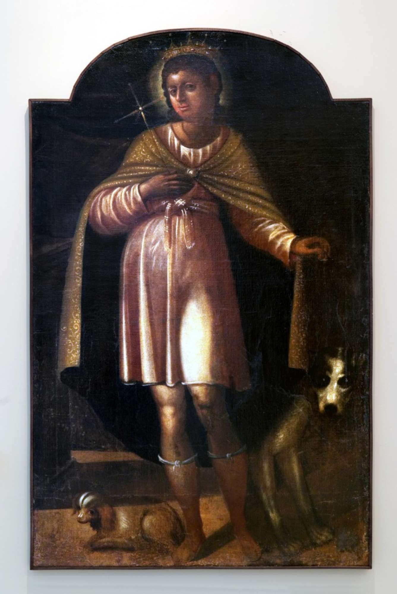 Tela raffigurante S. Vito, di Fracanzano